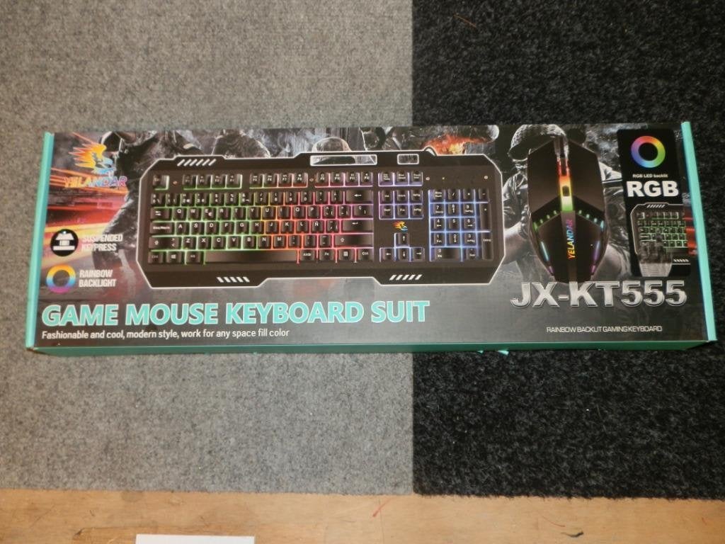 Gaming toetsenbord en muis RGB nieuw bedrading, Computers en Software, Toetsenborden, Gaming toetsenbord, Nieuw, Ophalen of Verzenden