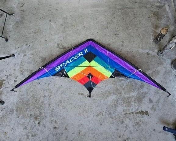 Knoop Kites Spacer II - Professionele 2-lijns Sport Delta, Ophalen of Verzenden, Zo goed als nieuw, Tweelijns, Vlieger