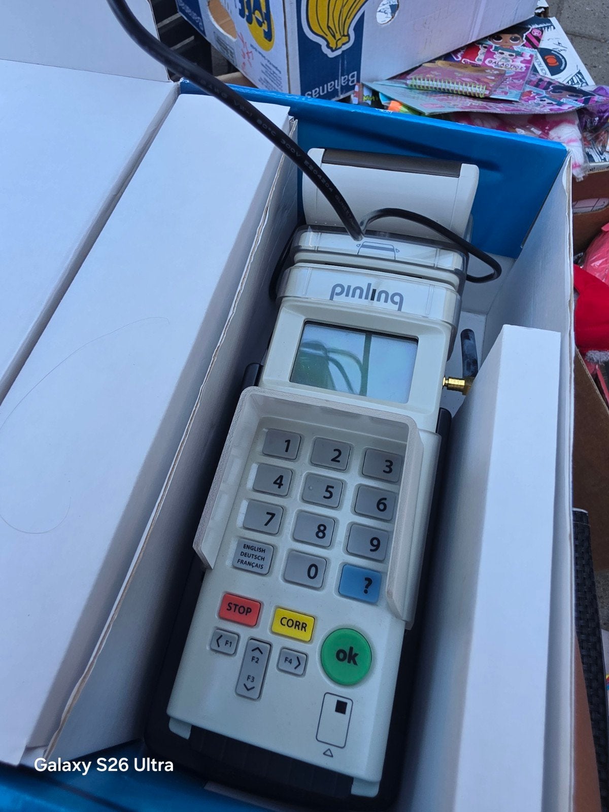 Pinlinq Mobiele Betaaldienst Pinautomaat - Werkt Perfect, Ophalen of Verzenden