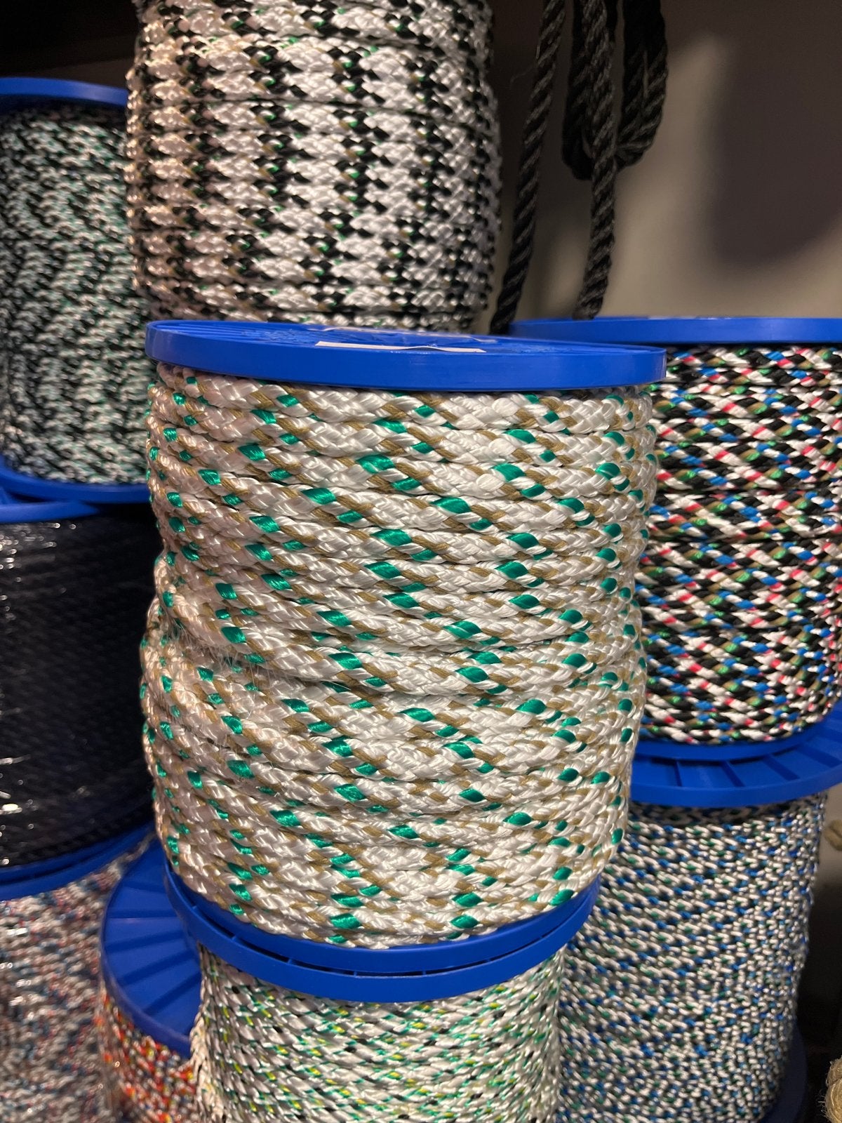 Gevlochten touw 100 meter x 10mm - Vrolijke kleuren, Ophalen of Verzenden, Nieuw