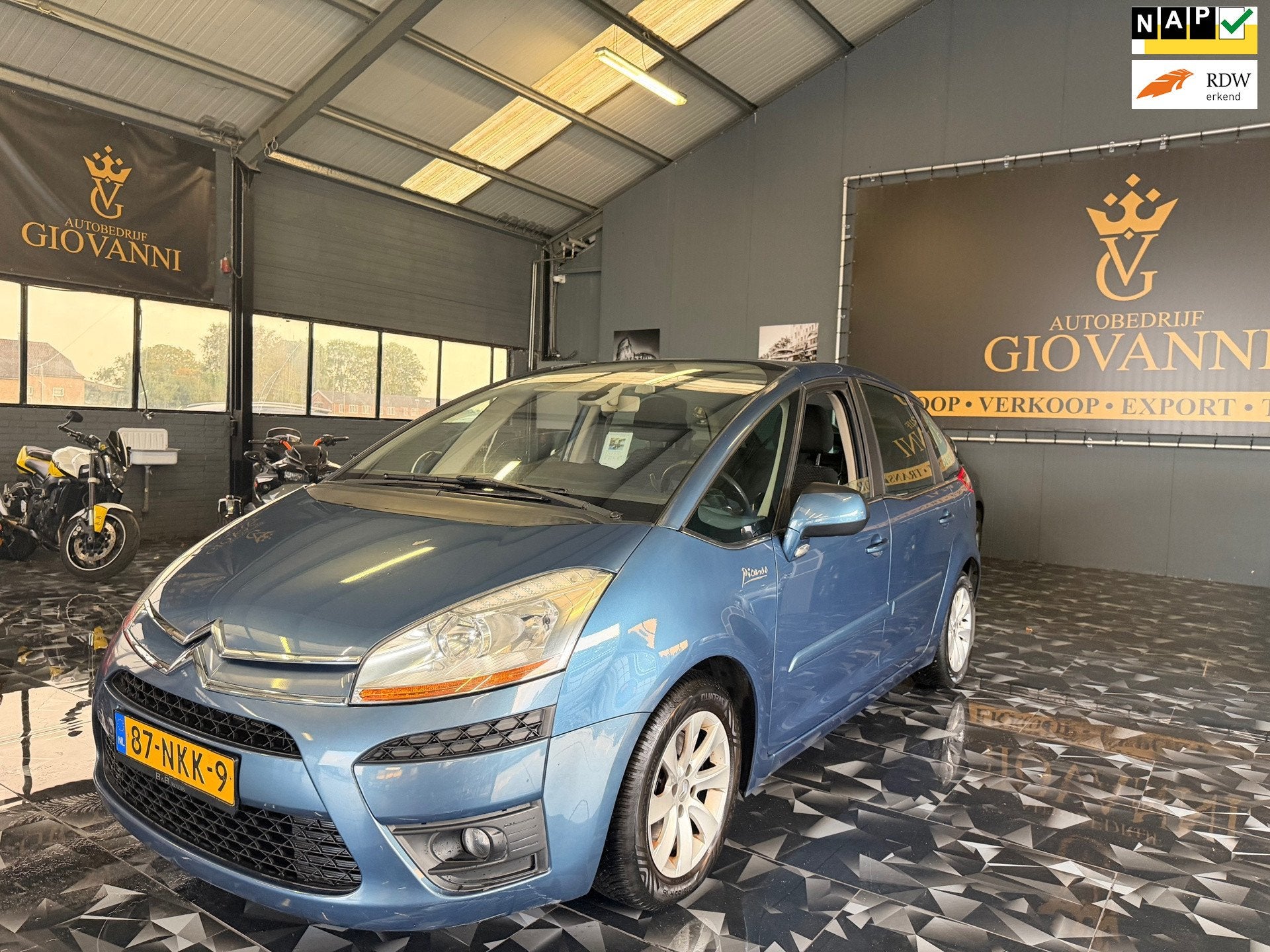 Citroen C4 Picasso 1.6 THP Business EB6V 5p inruil mogelijk, Auto's, 15 km/l, Gebruikt, Blauw, C4 (Grand) Picasso