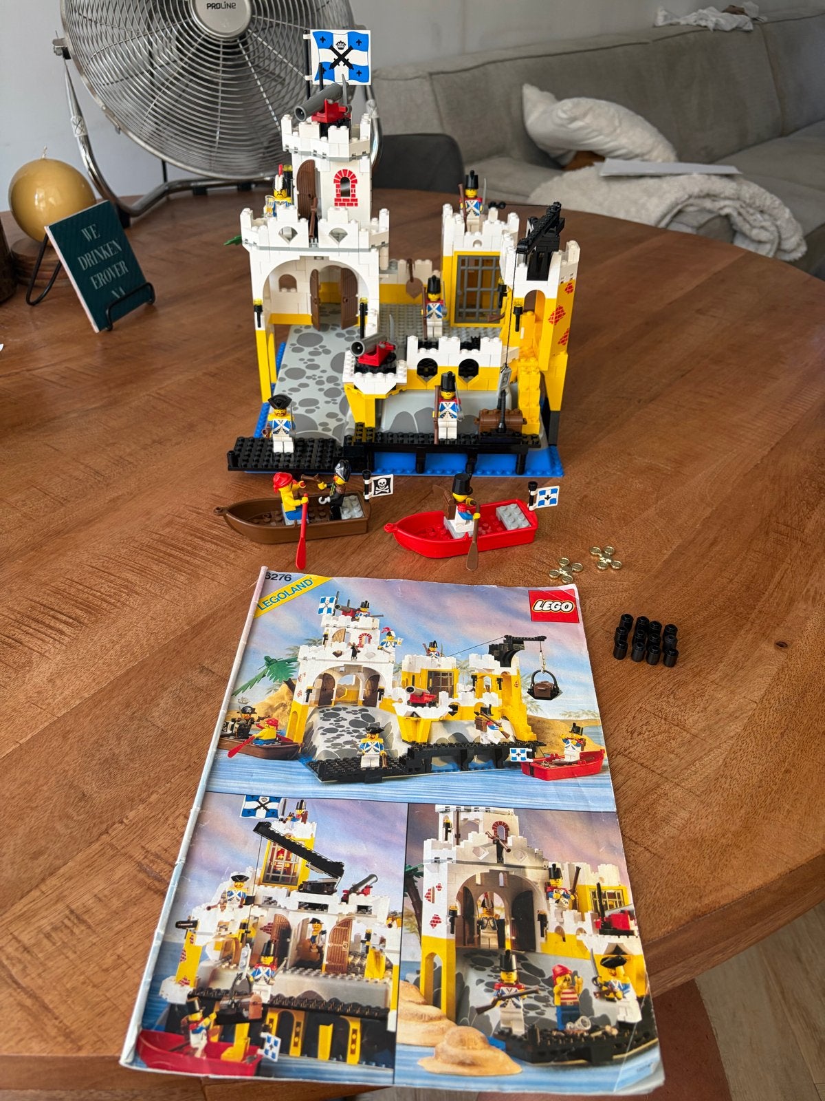 Lego 6276 Eldorado Fortress uit 1989 - Compleet met figuren, Gebruikt, Lego, Compleet, Complete set