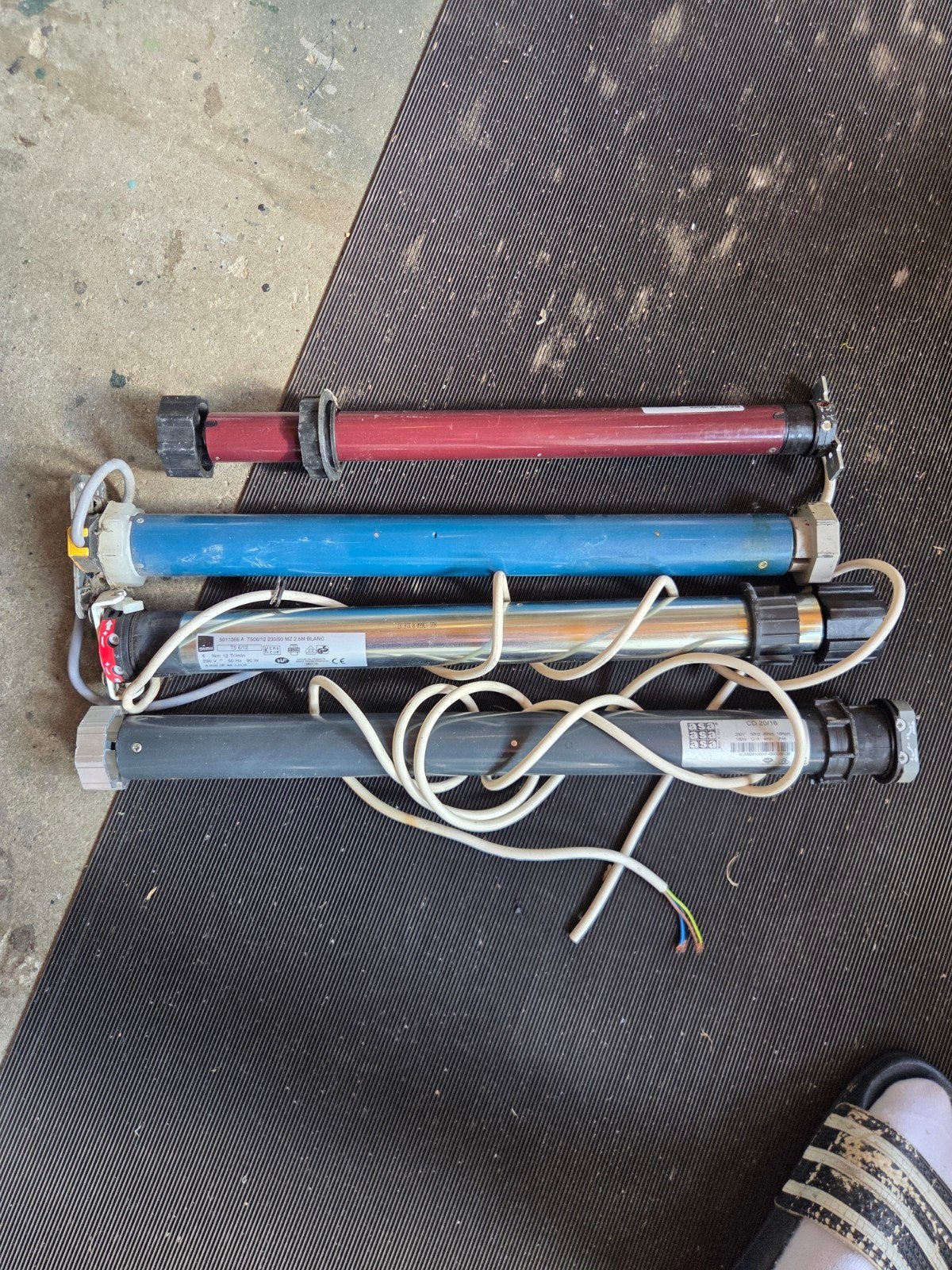 Rolluik motors buismotor, Doe-het-zelf en Verbouw, Rolluiken, Ophalen, Wit, Minder dan 100 cm, Elektrische bediening