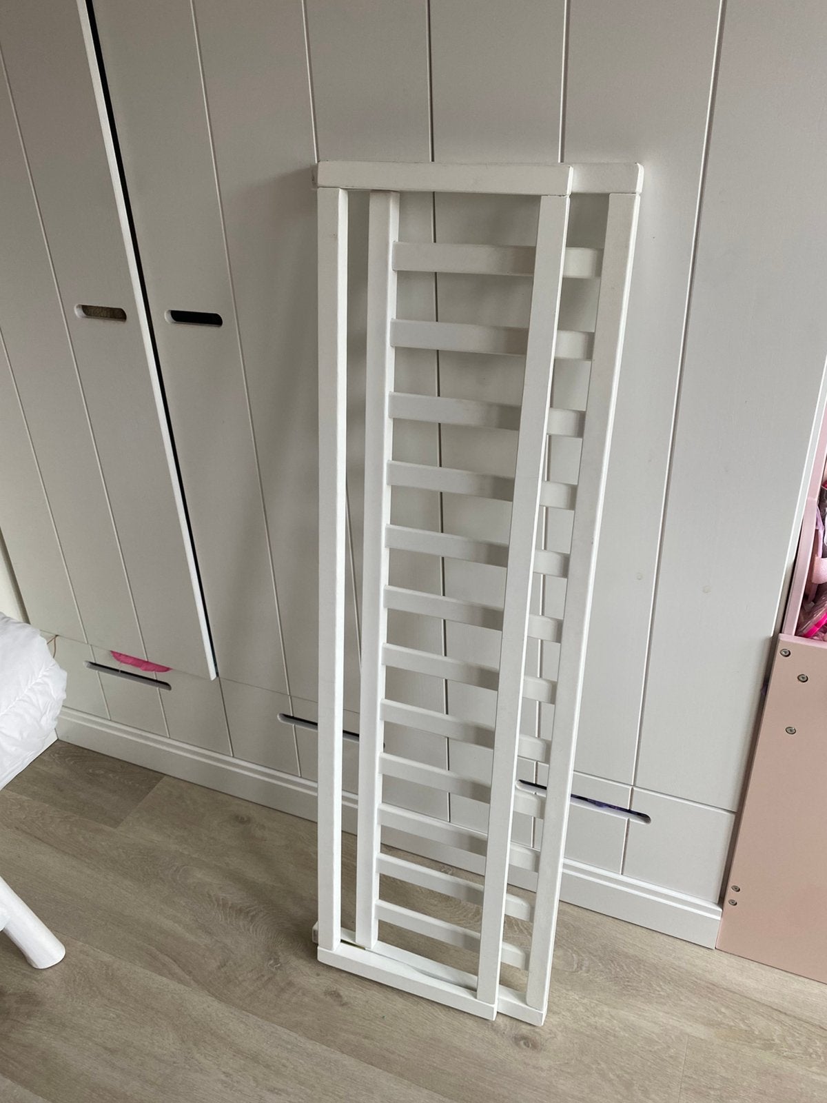 TWF bed hekje wit 120 cm, Ophalen, Gebruikt, Minder dan 140 cm, Matras