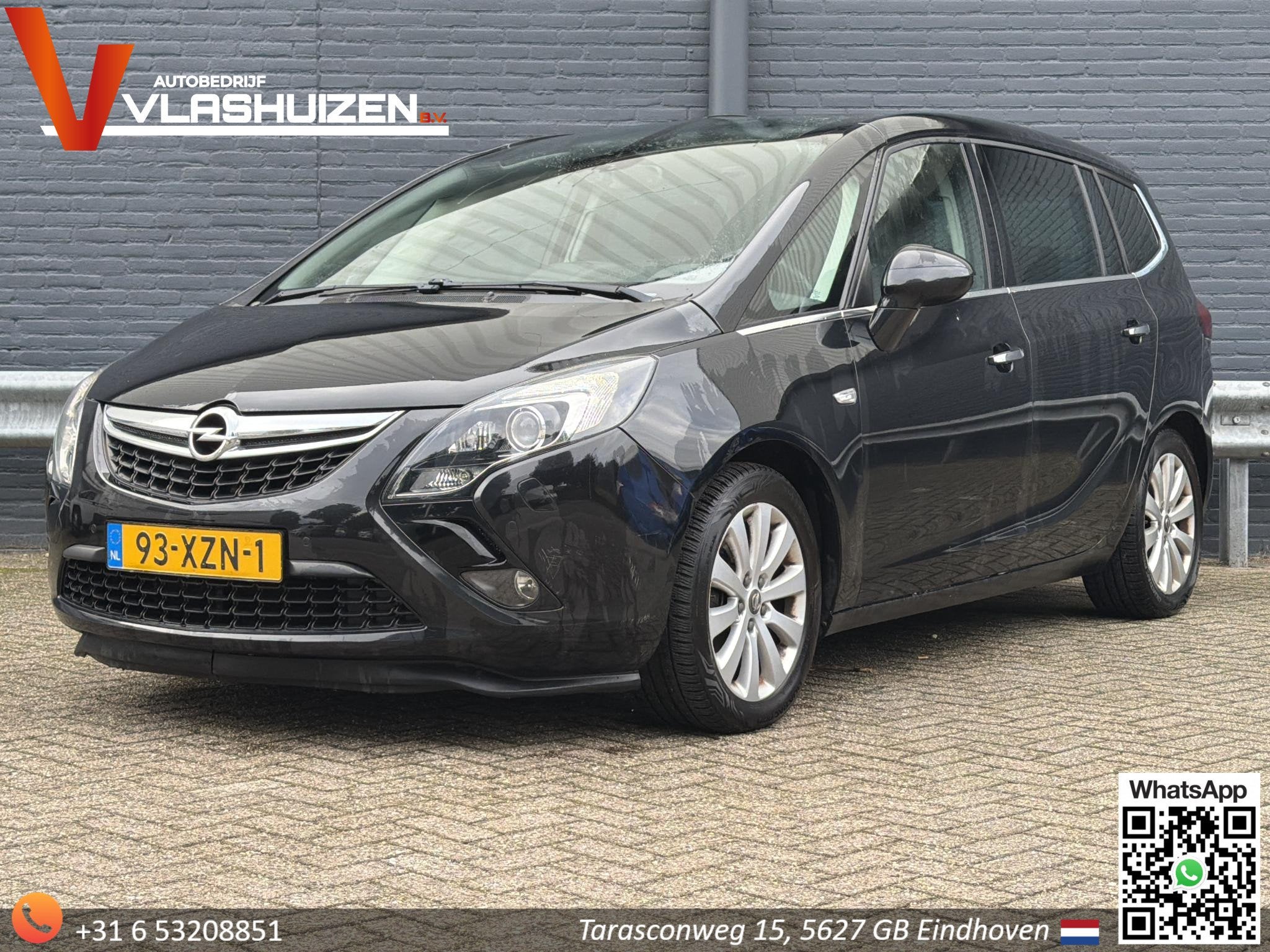 Opel Zafira Tourer 2.0 CDTI Cosmo | Pano | Cruise | Climate, Auto's, Voorwielaandrijving, Euro 5, Stof, Zwart