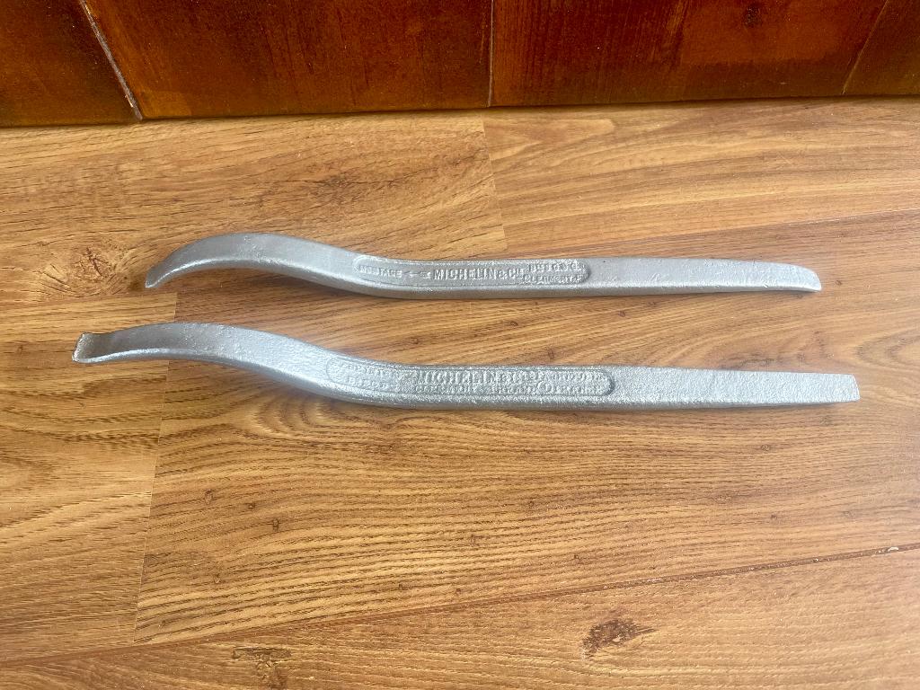 2x Bandenlepels Michelin Fusil, Ophalen of Verzenden, Gebruikt