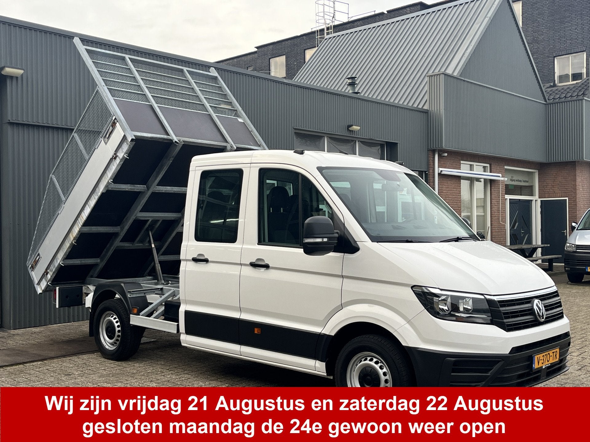 Volkswagen Crafter 35 2.0 TDI DC 140pk Kipper Openlaadbak Ai, Auto's, Stof, Gebruikt, 4 cilinders, Volkswagen