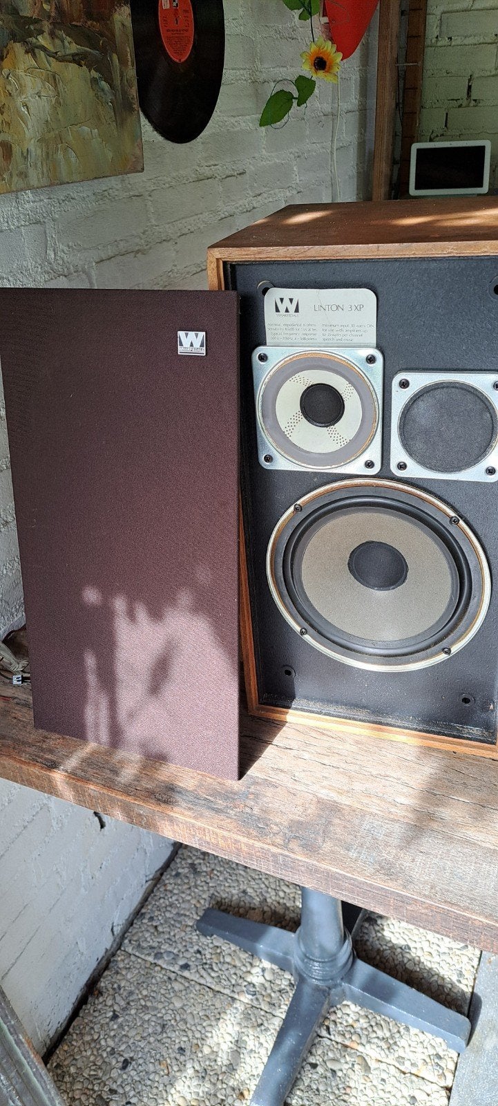 Wharfedale Linton 3XP Vintage Speakers, Ophalen of Verzenden, Minder dan 60 watt, Front, Rear of Stereo speakers, Overige merken
