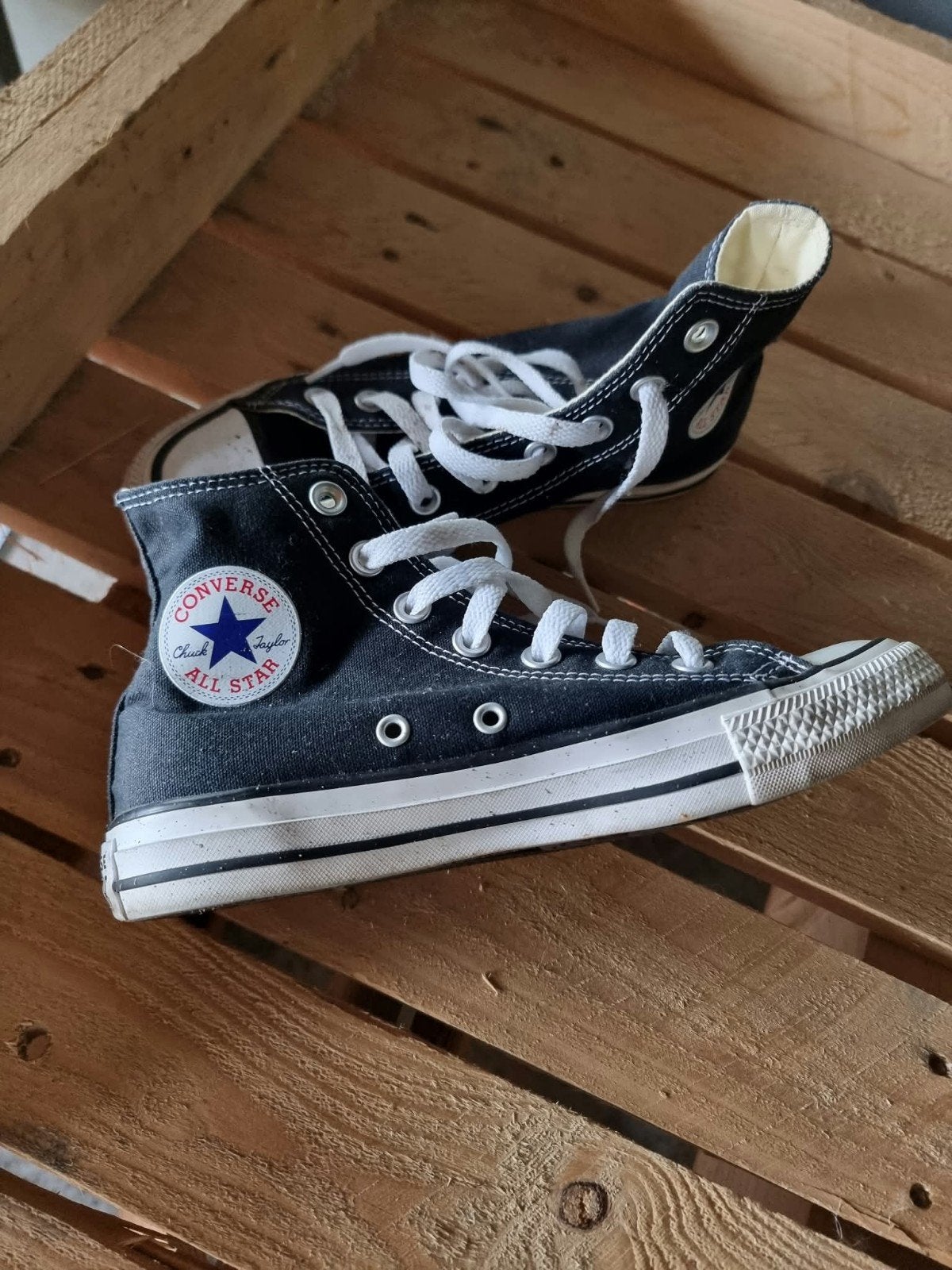 Converse All Star Chuck Taylor hoge sneakers zwart, Zwart, Converse, Ophalen of Verzenden, Sneakers of Gympen