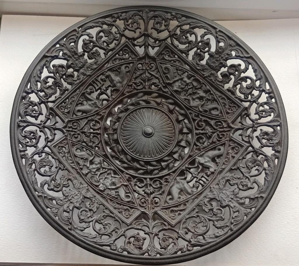 Oud Antiek Buderus Wandbord Art Nouveau Deco Gietijzer Kunst, Antiek en Kunst, Ophalen of Verzenden
