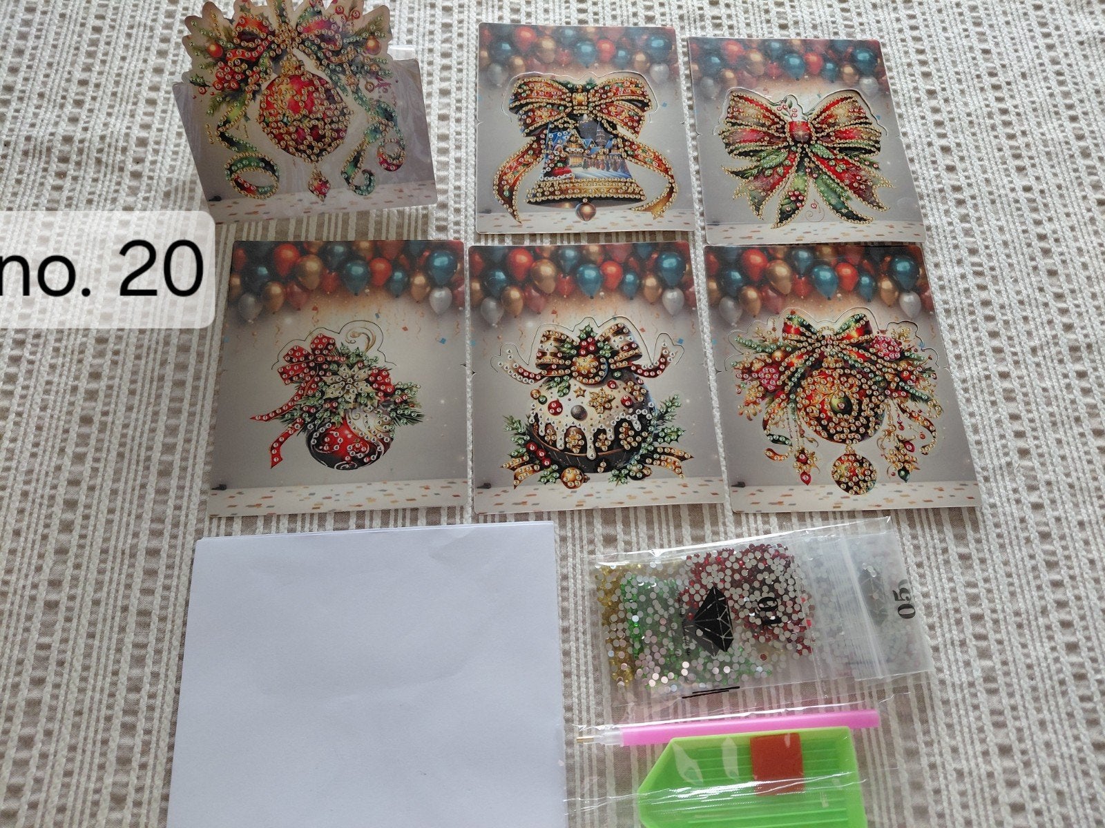 Diamond painting kerst kaarten om zelf nog te maken, Hobby en Vrije tijd, Ophalen of Verzenden, Nieuw, Kerst, Overige typen