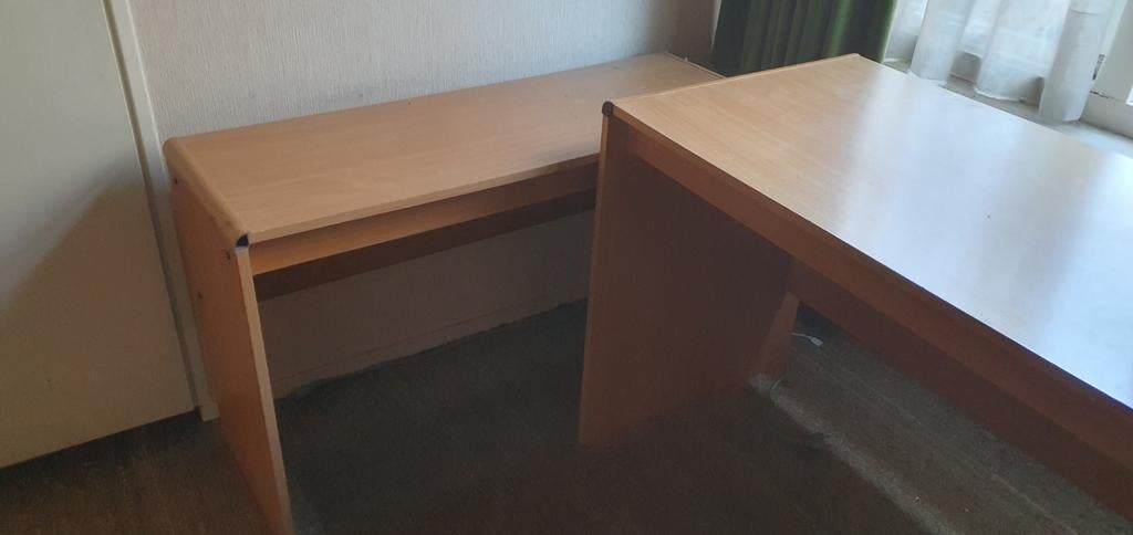 Bureau lichtbruin 150x58x76 cm, Ophalen