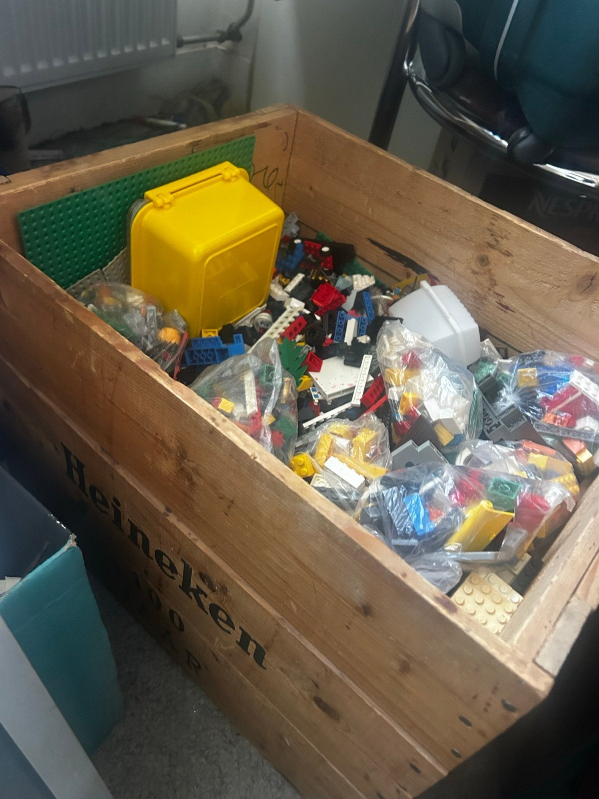 Grote bak oude Lego - Diverse onderdelen en sets, Ophalen, Gebruikt, Inclusief extra onderdelen, Lego