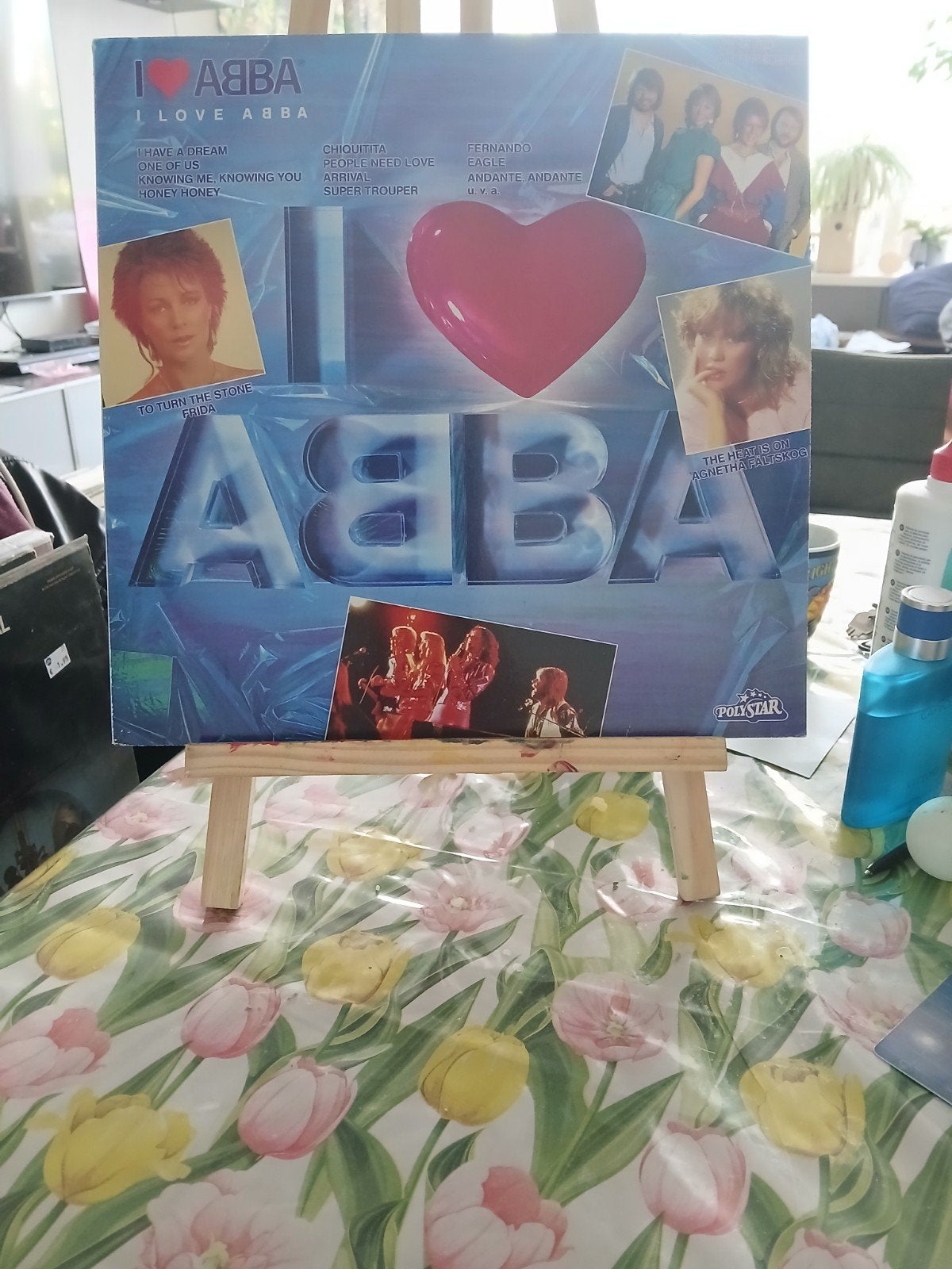 ABBA - I Love ABBA LP Vinyl Polystar (1983), Ophalen of Verzenden, 1980 - 1989, Gebruikt