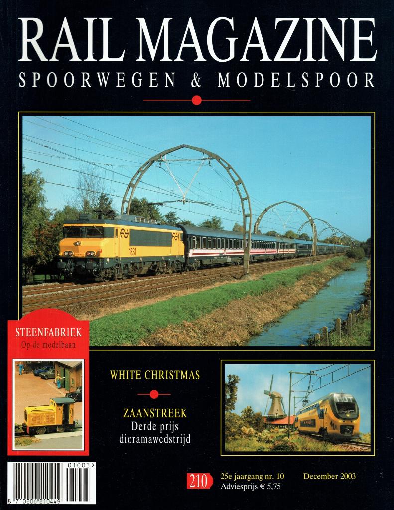 Rail Magazine Spoorwegen & Modelspoor 2003 nr. 210, Verzenden, Gelezen, Trein