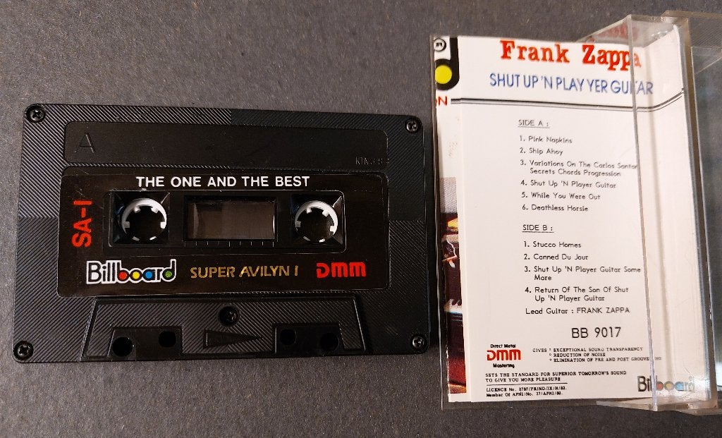 Frank Zappa CASSETTE Shut Up 'n Play Yer Guitar Indonesie, Gebruikt, Verzenden, 1 bandje, NvT