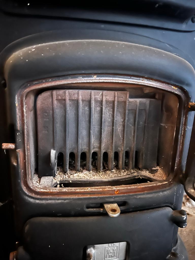 Vintage Houthaard - Klassieke Vrijstaande Kachel, Ophalen, Gebruikt, Vrijstaande haard, Houthaard