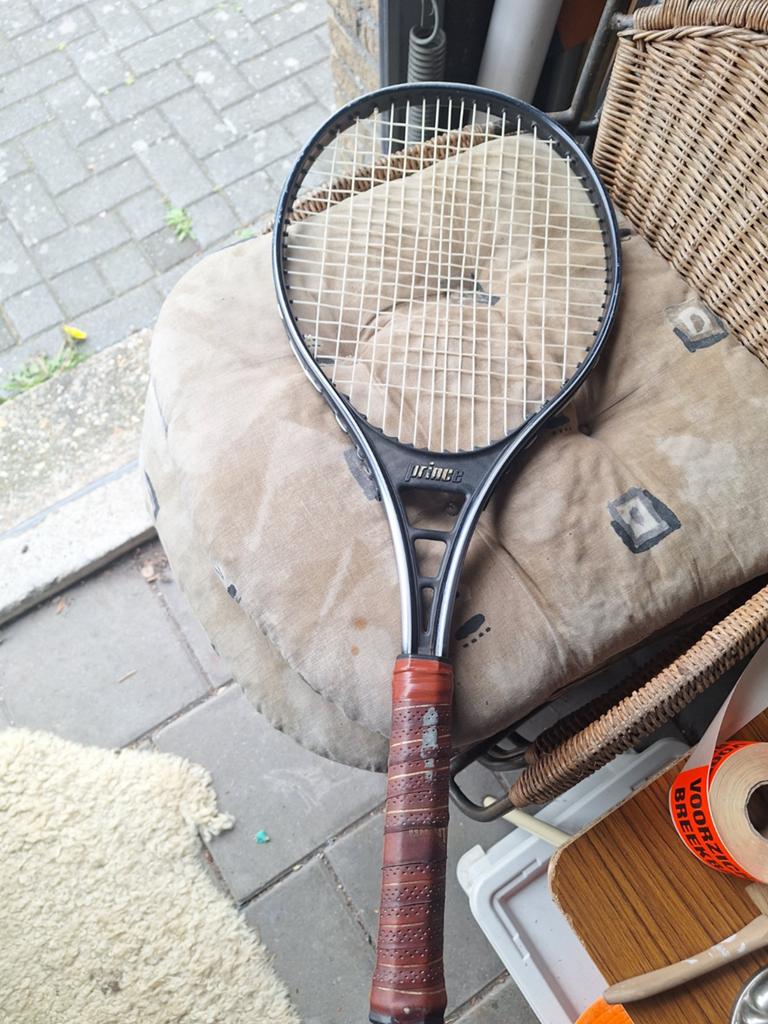 Vintage Prince tennisracket - Gebruikt, Sport en Fitness, Tennis, Ophalen of Verzenden, Gebruikt, Racket, Prince