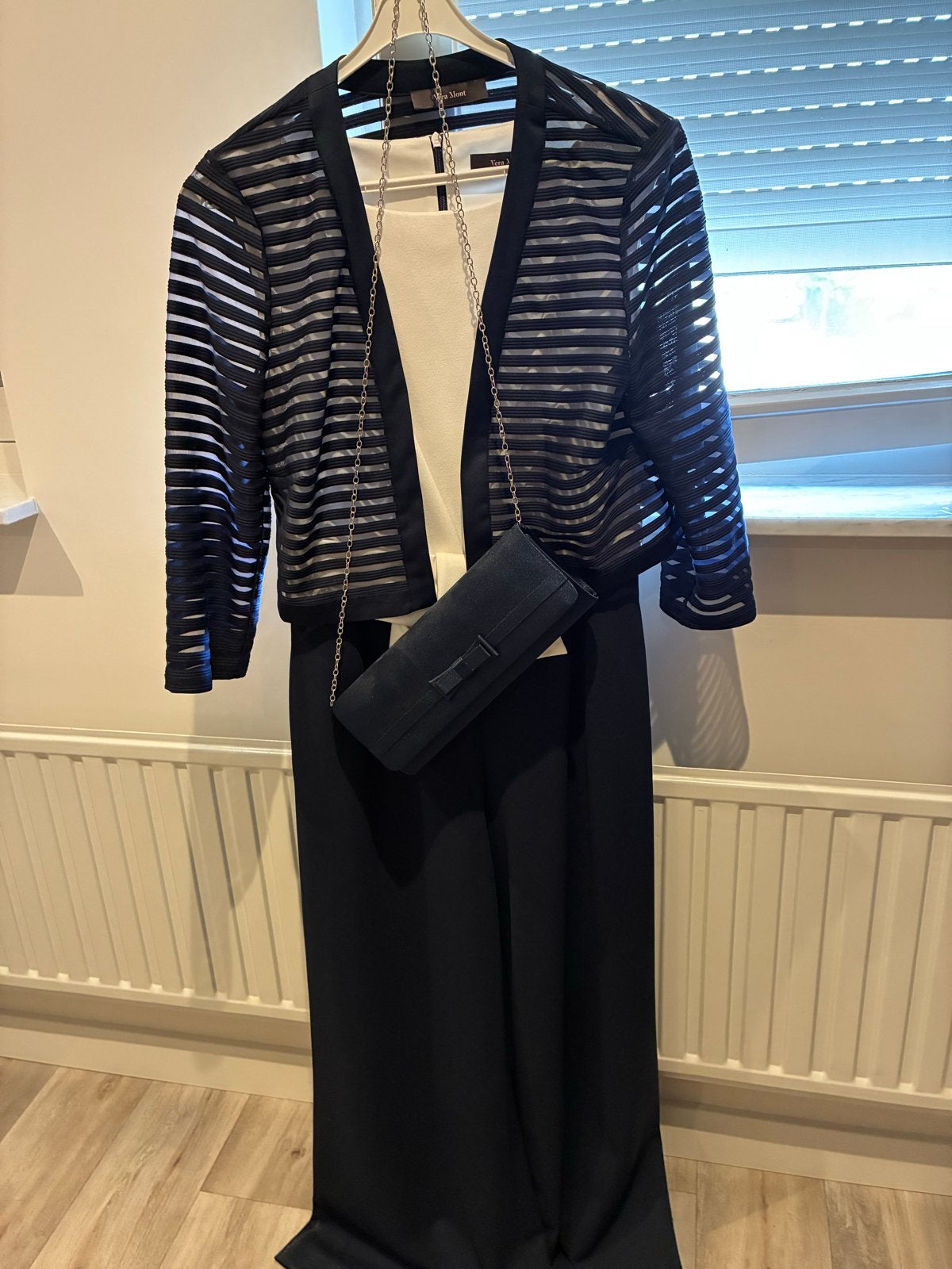 Vera Mont Galajurk/Jumpsuit met Bolero, Overige typen, Blauw, Zo goed als nieuw, Ophalen