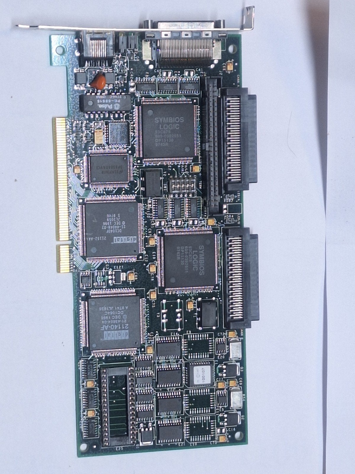 ultra SCSI-3 -kaart met Ethernet-poort (PCI), Gebruikt, Overige soorten, Ophalen of Verzenden, Overige chipsets