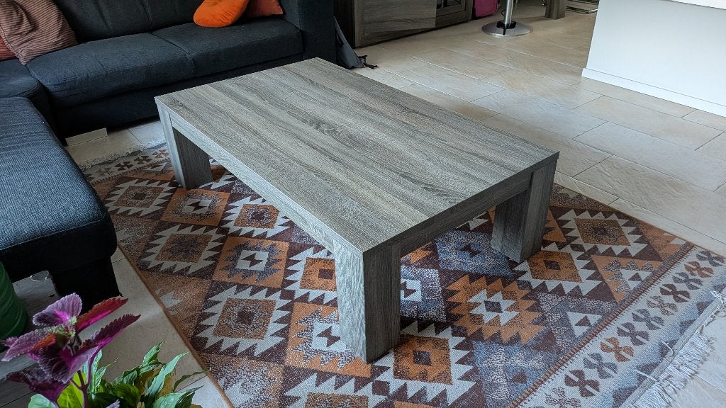 Complete meubelset grijs eiken, oa salontafel / eettafel, Huis en Inrichting, Complete inboedels, Ophalen