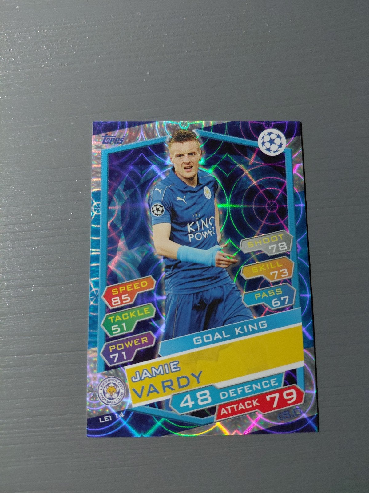 jamie vardy (leicester city) goal king topps 2016/17, Ophalen of Verzenden, Nieuw