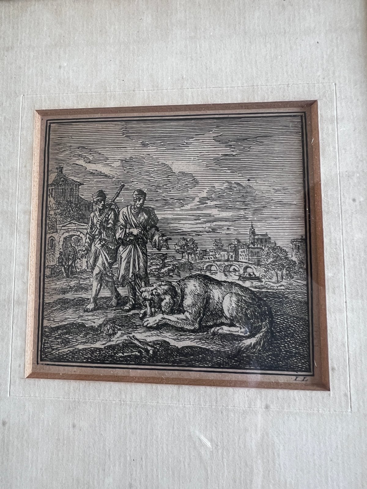 3x ingelijste etsen van Jan Luyken, Ets, Ingelijst, Dagelijks leven, 1600 - 1699