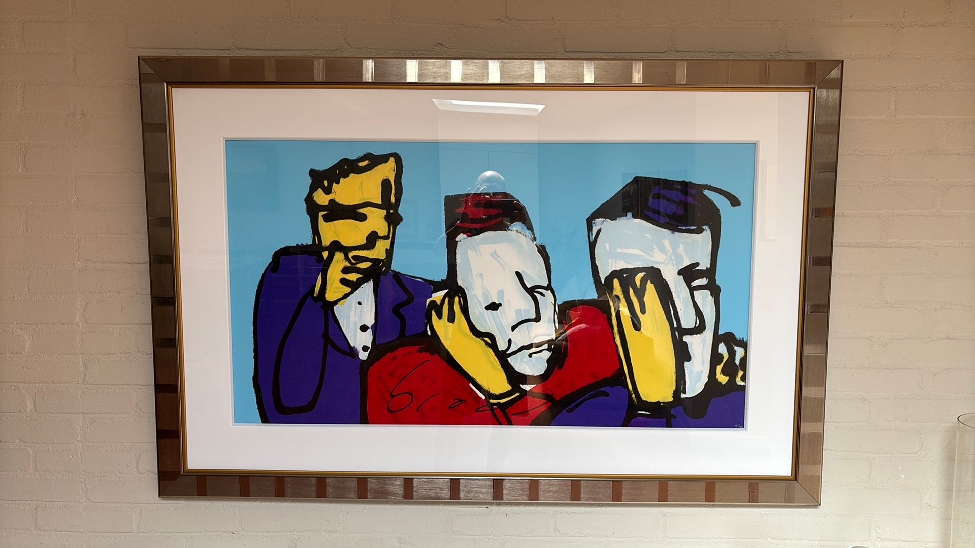 Herman Brood zeefdruk 141-92cm, Antiek en Kunst, Kunst | Litho's en Zeefdrukken, Ophalen