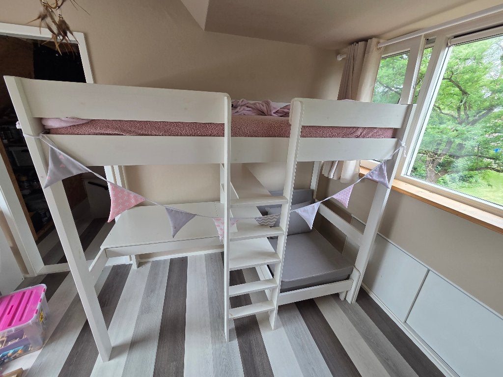Hoogslaper met bureau, Kinderen en Baby's, Ophalen, Zo goed als nieuw, Hoogslaper