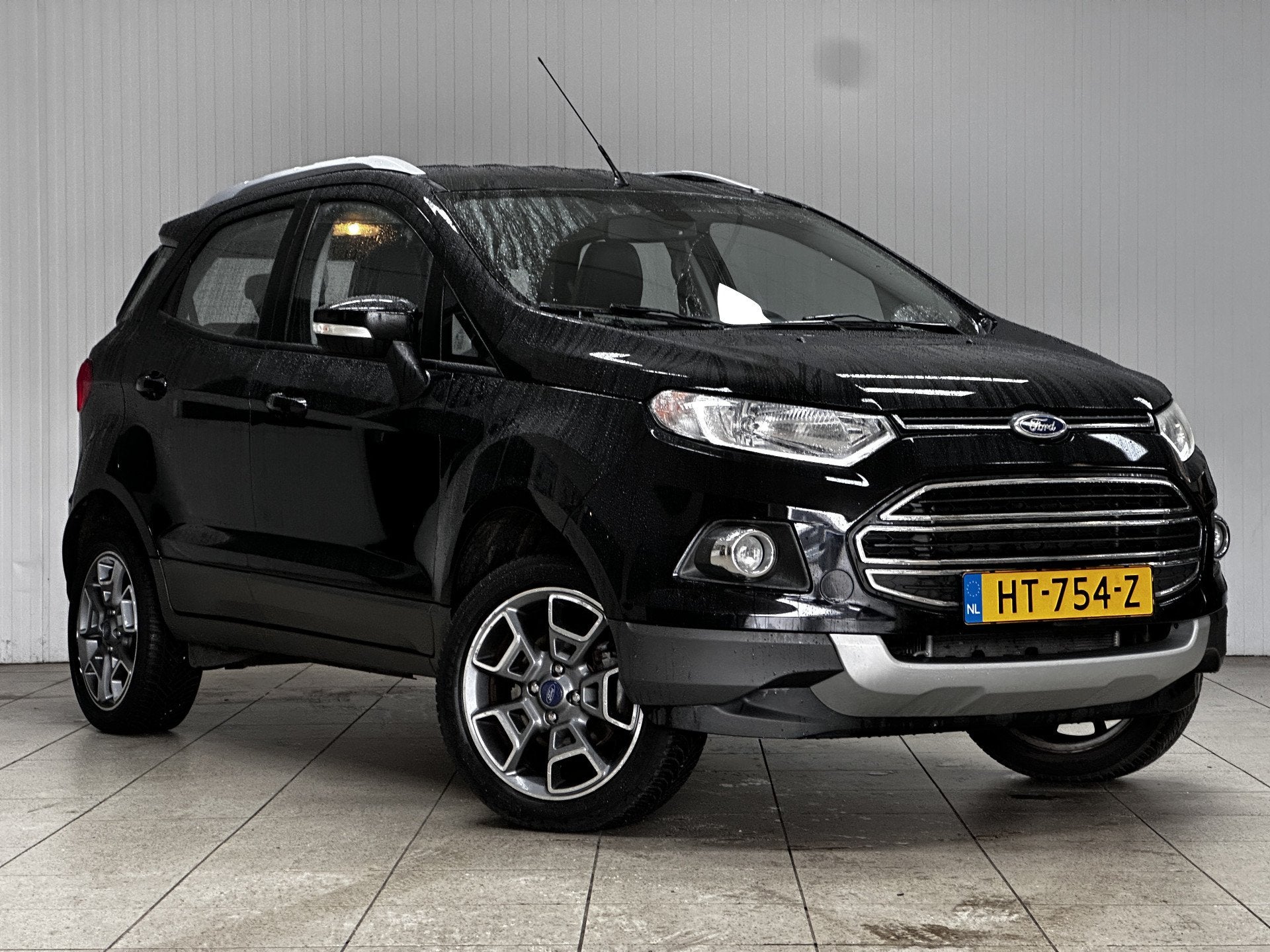Ford EcoSport 1.0 EcoBoost Titanium/ D-Riem Verv 106.000KM!/, Auto's, Voorwielaandrijving, Gebruikt, Ecosport, Zwart
