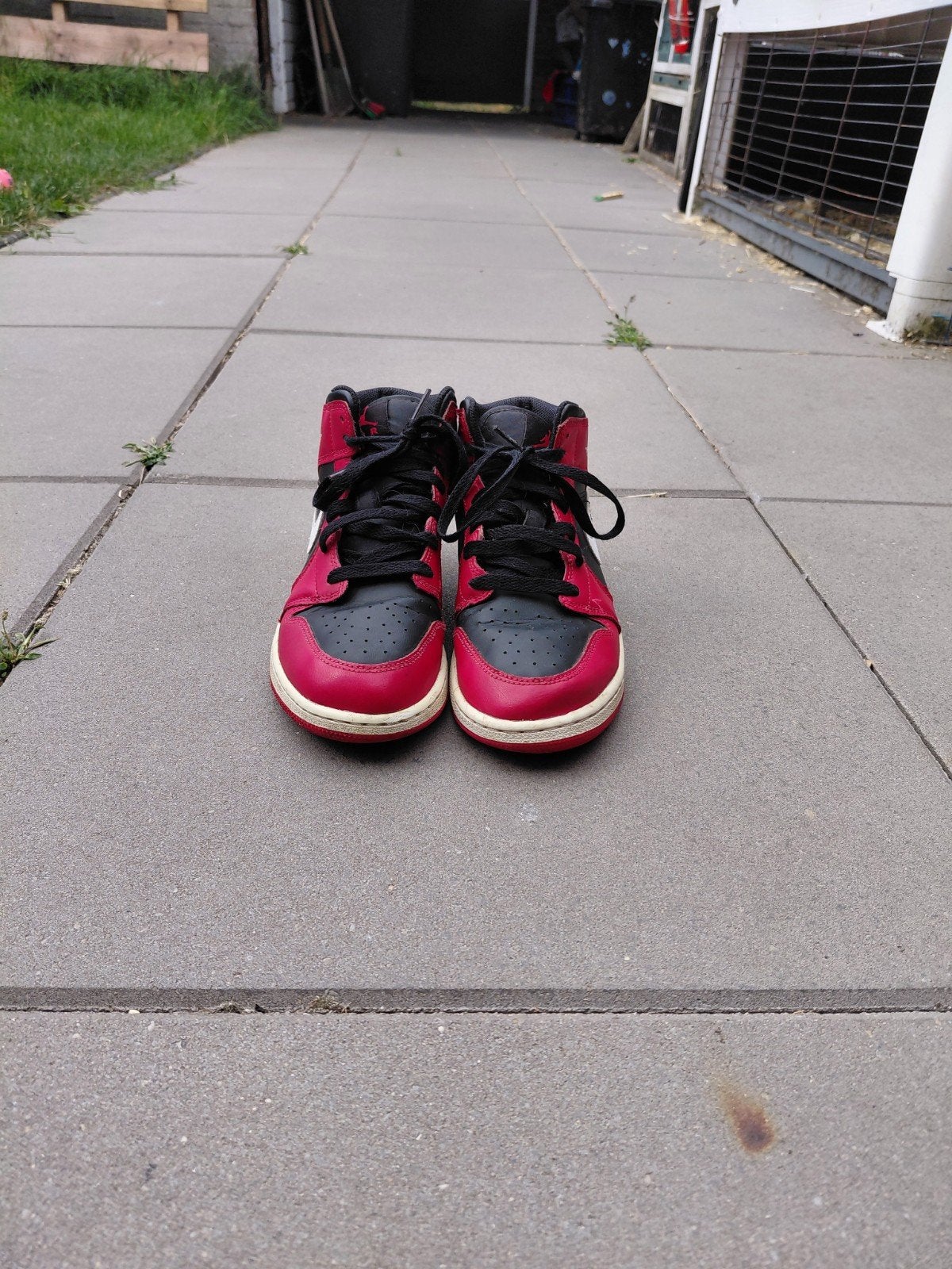 Nike Air Jordans 1 Mid, Maat 40, Ophalen, Overige kleuren, Nike Jordan, Sneakers of Gympen