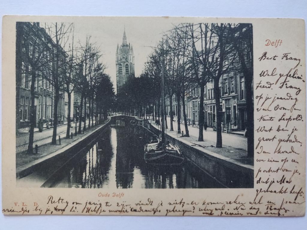 X1274 Delft 1902, Ophalen of Verzenden, Voor 1920, Zuid-Holland