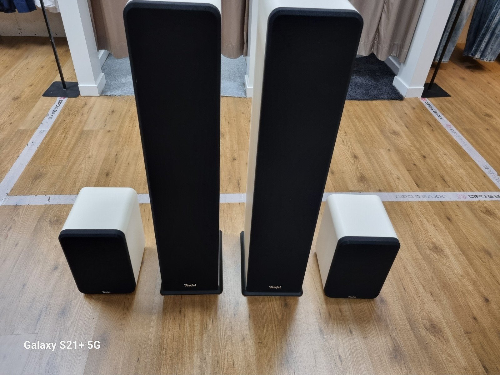Teufel Ultima UL 40 & UL 20 MK3 18 Luidsprekers Wit, Vloerstaande luidspreker, -, -, Zo goed als nieuw