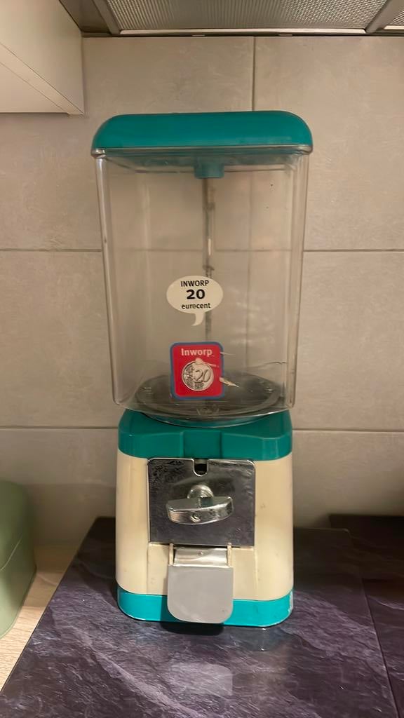 Vintage kauwgomballen automaat, Ophalen of Verzenden