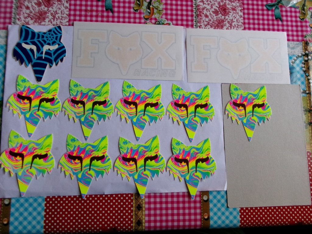 Vespa Fox stickers (zie foto), Fietsen en Brommers, Ophalen of Verzenden, Nieuw, Overige typen, Vespa Piaggio