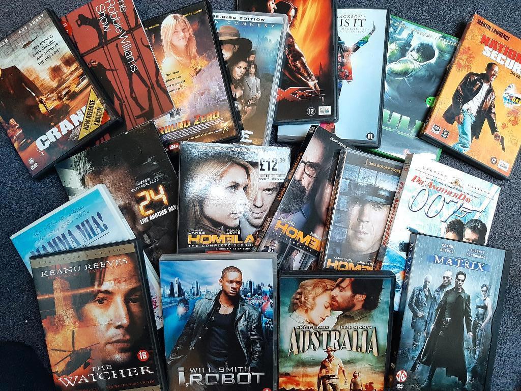 doos vol dvd's, Alle leeftijden, Ophalen of Verzenden, Gebruikt, Overige gebieden
