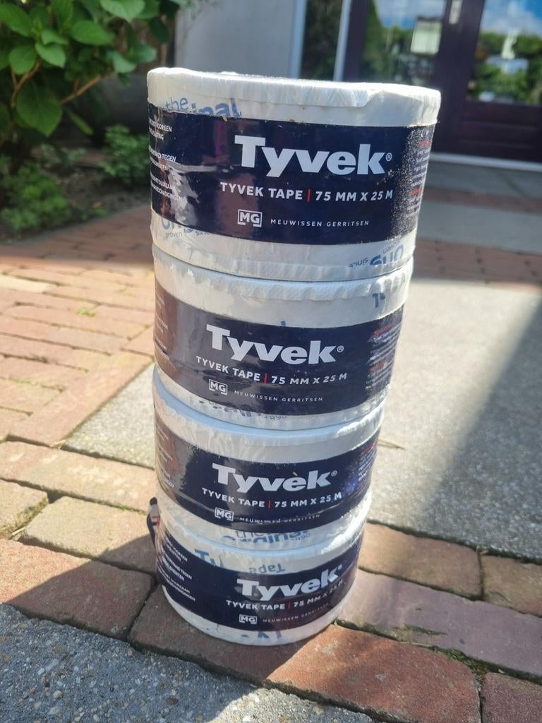Tyvek Tape 75 mm x 25 m - Nieuw, Ophalen of Verzenden, Nieuw