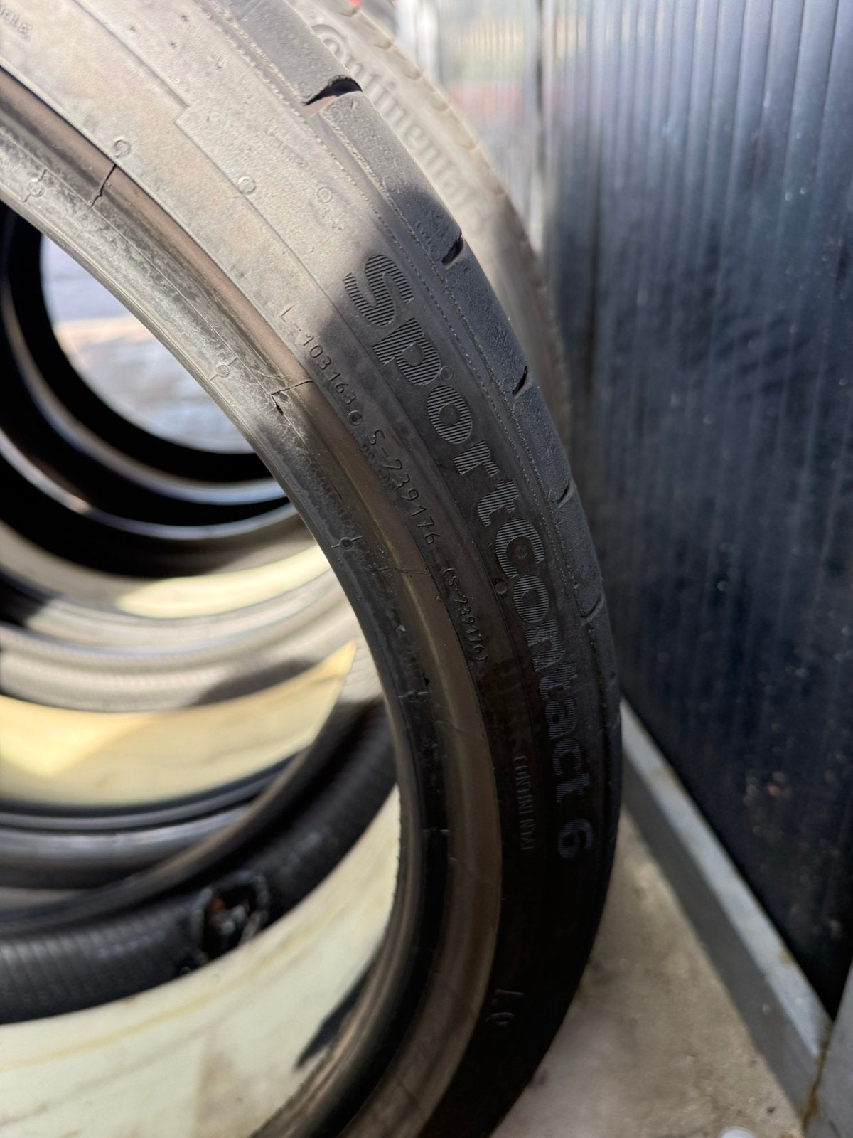 Gebruikte banden sportcontact 6 Audi RS5 225/30/zr20 xl, Gebruikt, 275 mm, Ophalen of Verzenden, Band(en)