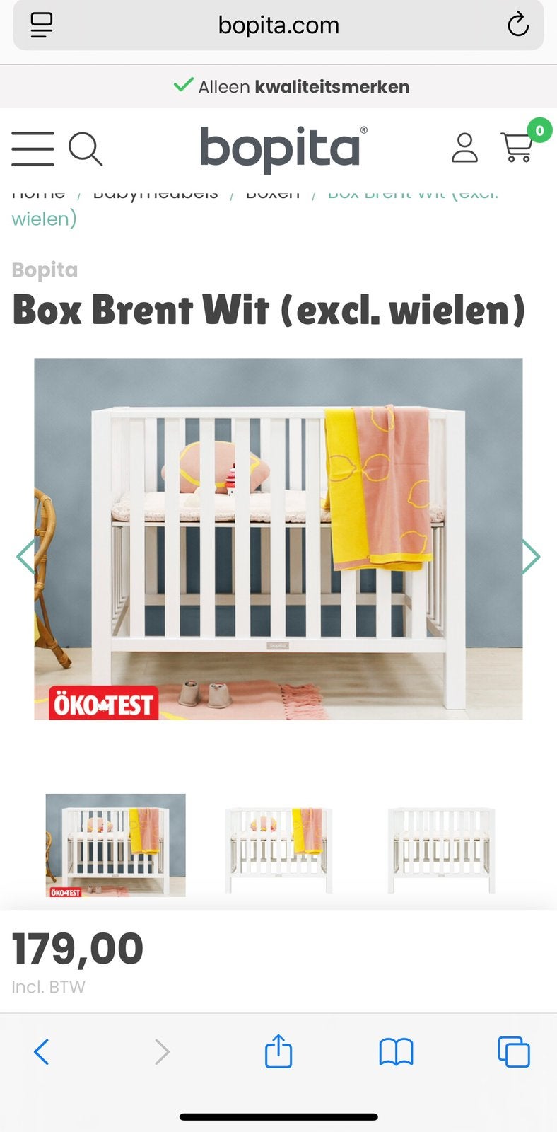 Bopita box, Ophalen, Nieuw, Vierkant, In hoogte verstelbaar