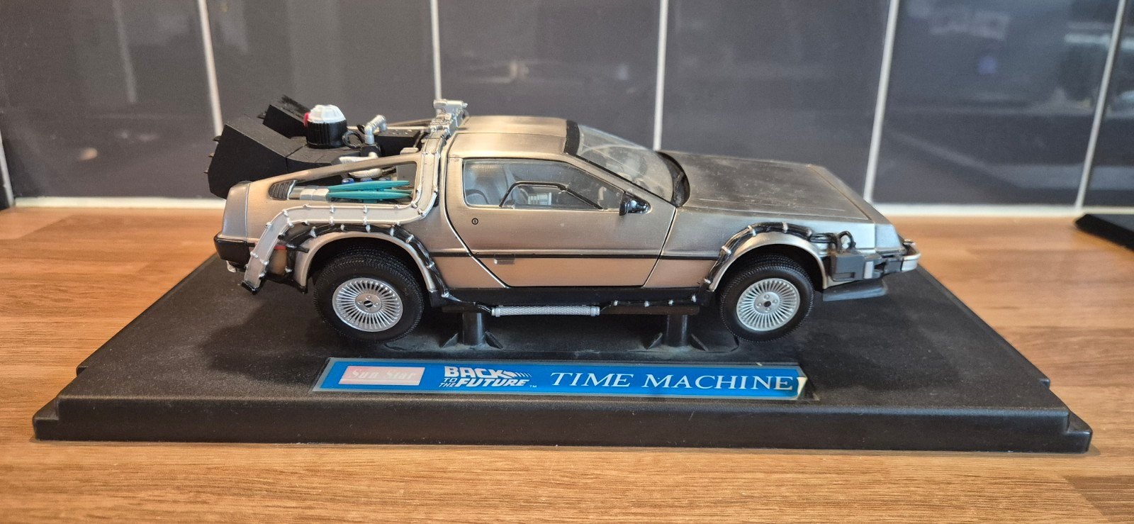 Delorean Back to tge fututre part 2 Sunstar 1 18, Ophalen of Verzenden, Gebruikt, Auto, Sun Star