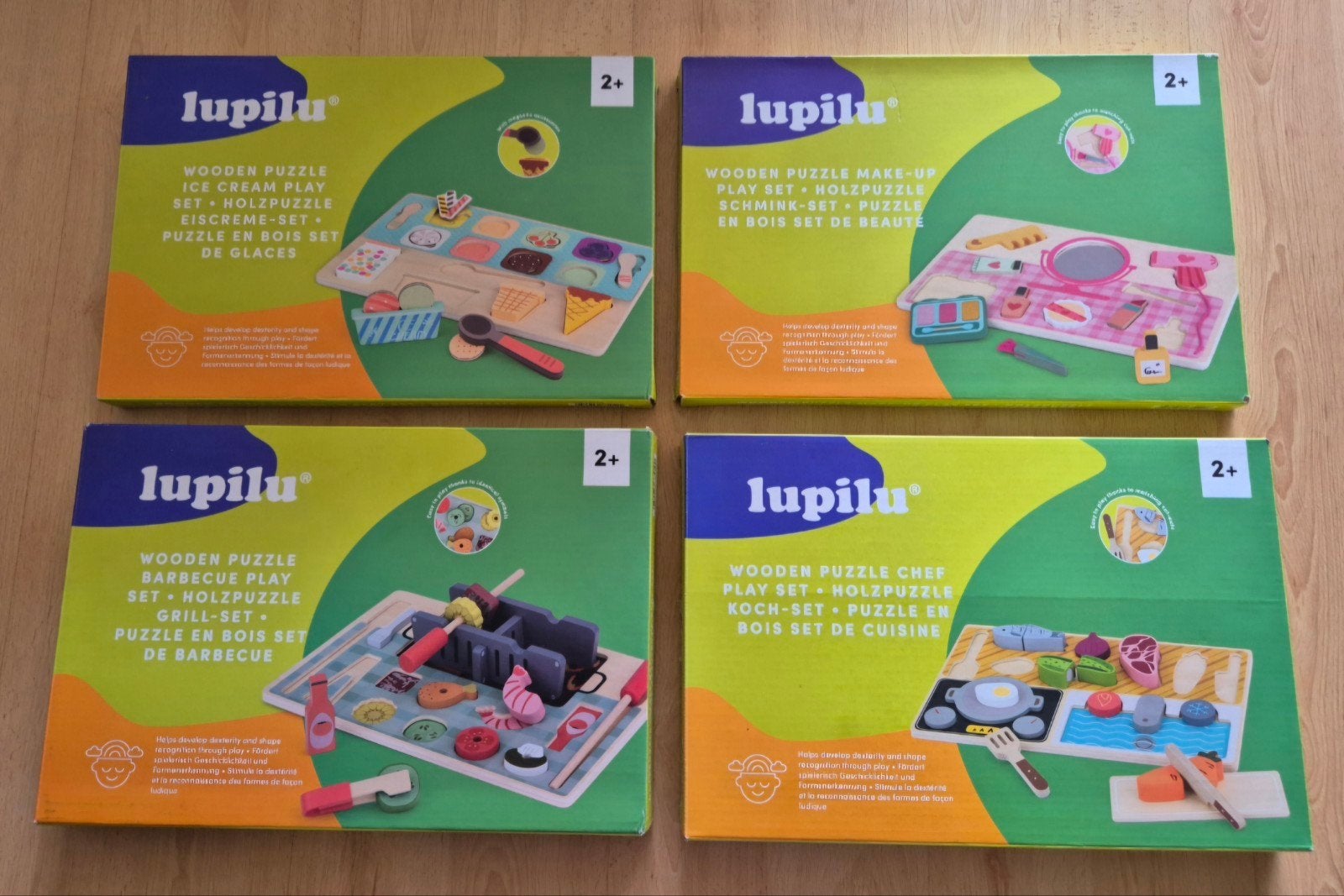 4x Lupilu houten speelgoed, Ophalen of Verzenden, Nieuw