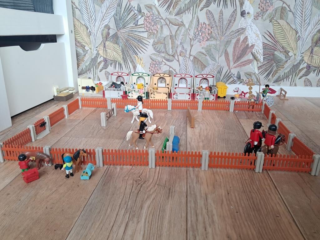 Playmobiel/Paarden playmobile/manege/wedstrijd, Ophalen of Verzenden, Gebruikt