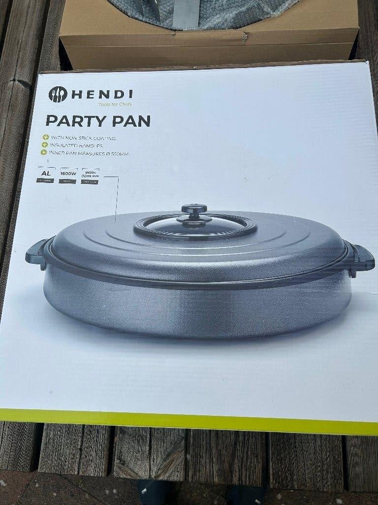 Hendi Partypan Groot (Nieuw), Ophalen, Nieuw, Aluminium