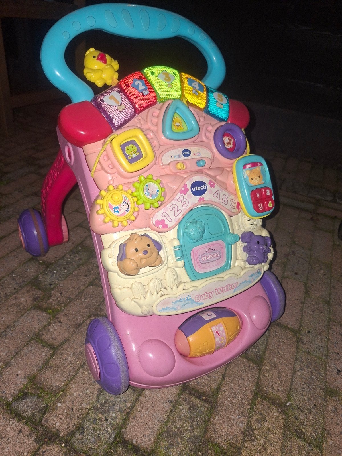 VTech Speelkarretje Roze - Compleet met Lichtjes en Geluid, Ophalen