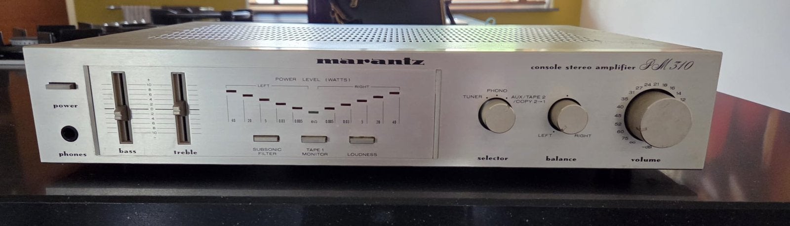 Marantz PM 310 Console Stereo Versterker, Audio, Tv en Foto, Versterkers en Receivers, Marantz, Gebruikt, Ophalen of Verzenden