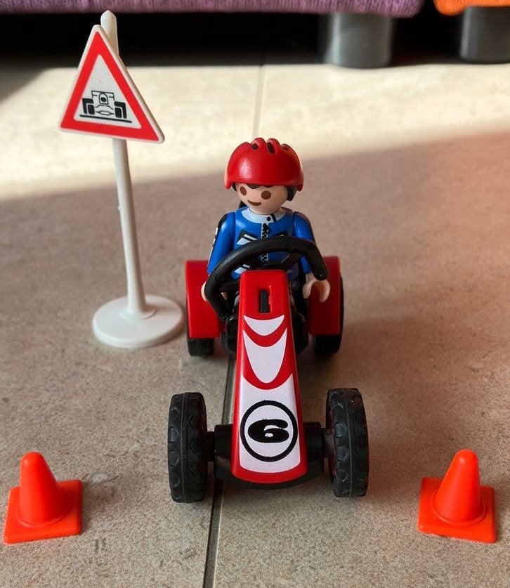 Playmobil mini kart race, Ophalen of Verzenden, Zo goed als nieuw