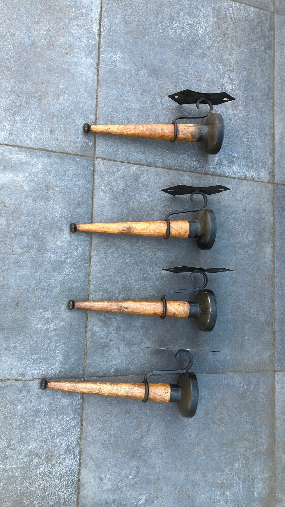 Wand kaars kandelaars, Ophalen of Verzenden, Gebruikt