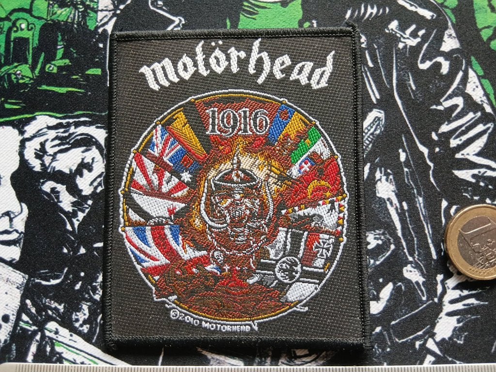 Motorhead erg mooie 1916 patch 37 2010 uitgave, Verzenden, Nieuw, Kleding