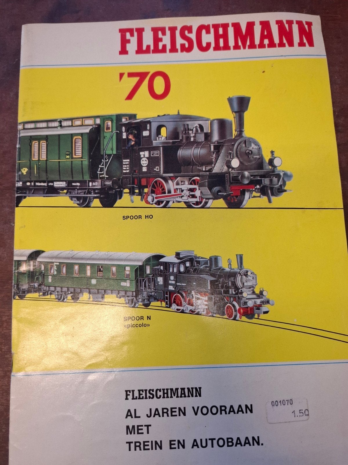 Fleischmann Catalogus '70 - Spoor HO en N, Gelijkstroom, Fleischmann, Zo goed als nieuw, Boek, Tijdschrift of Catalogus