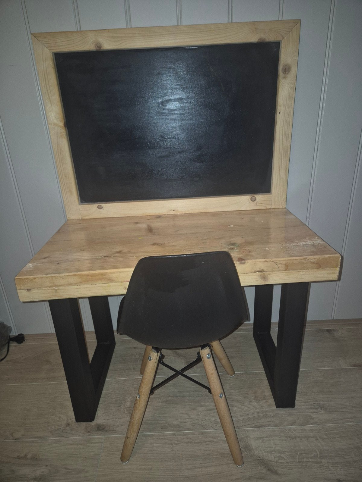 peuterbureau steigerhout, Ophalen, Gebruikt, Tafel(s) en Stoel(en)